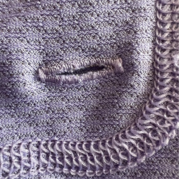 EUC Lululemon Willpower Drawstring Short Sleeve Tech Tee in Grape - 8 - Picture 6 of 13